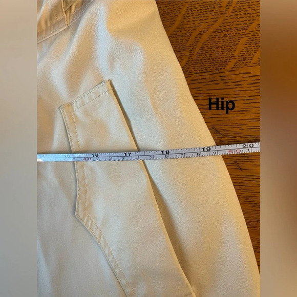 Vintage Sears JR Bazaar 1960s Warm Cream Long Trench Coat Juniors Size 11 Women - Picture 13 of 16